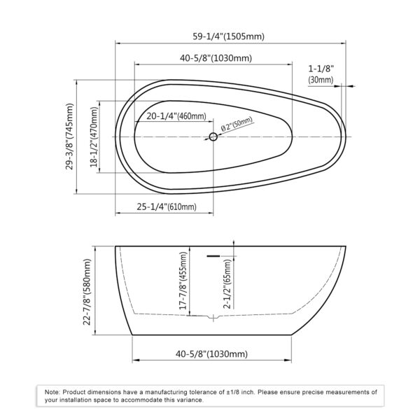 Dowell Freestanding bathtubs-074 5928 01