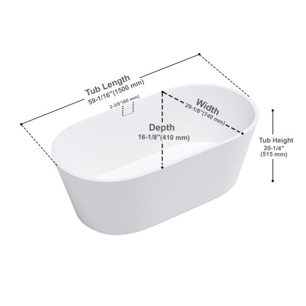 Dowell Freestanding bathtubs-077 6030