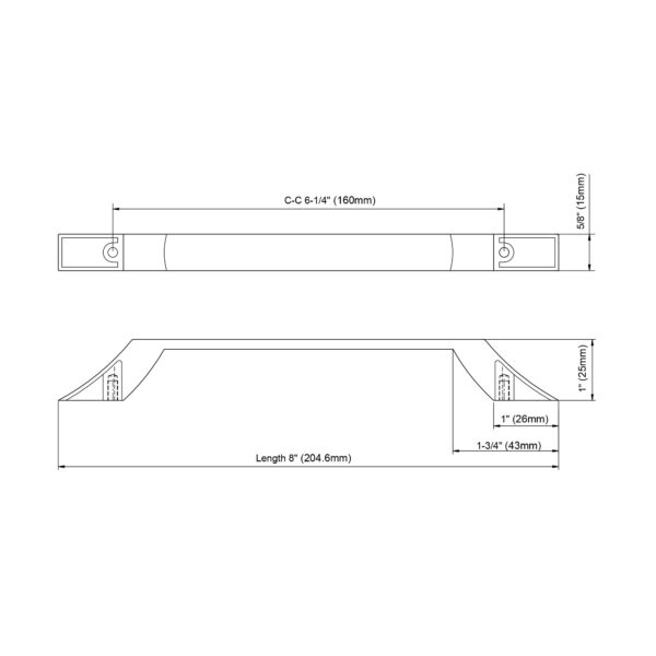 Dowell Handle 3004 160 02