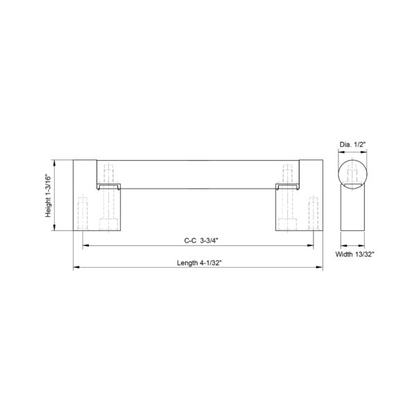 Dowell Handle 3005 096 02