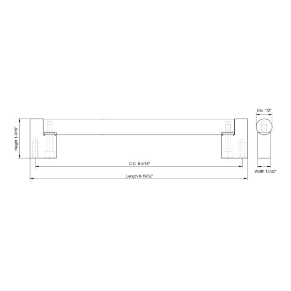 Dowell Handle 3005 160 02