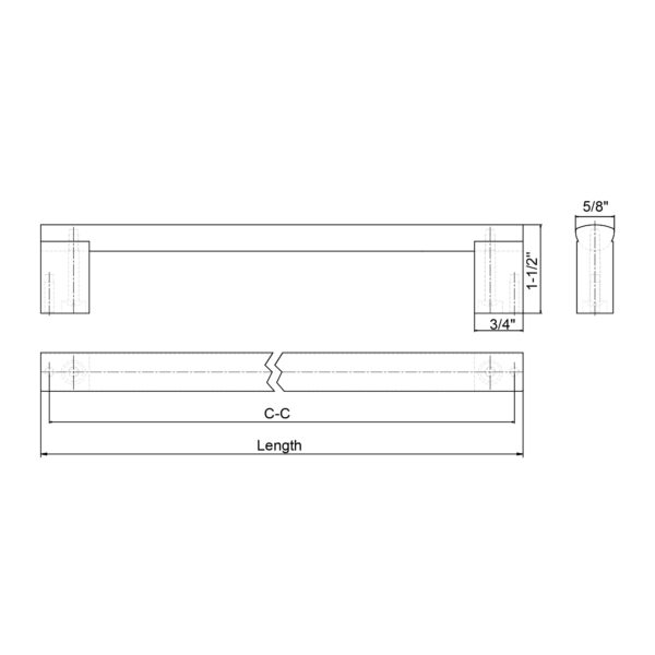 Dowell Handle 3060 160 03