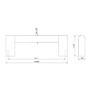 Dowell Handle 3061 160 04