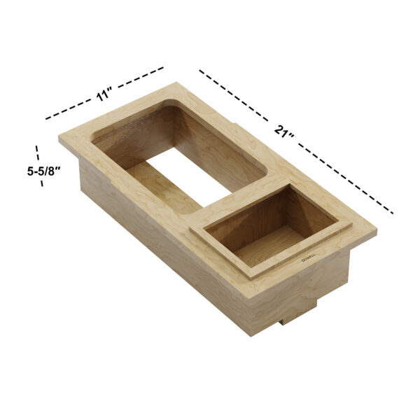 Dowell Pullout Waste Basket for B15-4006 0115