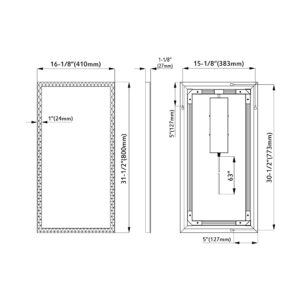 Dowell LED Light Mirror 5011 1831ML