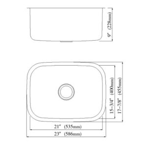 Dowell Undermount Kitchen Sinks Undermount Series 6001 2317