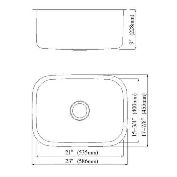 Dowell Undermount Kitchen Sinks Undermount Series 6001 2317