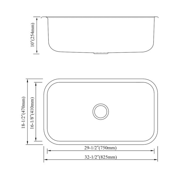 Dowell Undermount Kitchen Sinks Undermount Series 6001 3118