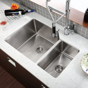 Dowell Undermount Kitchen Sinks Handcrafted Small-Radius Corner Series-6008 3020D