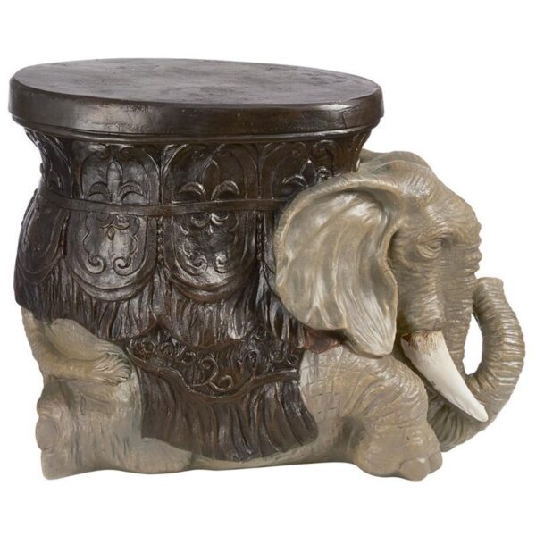 Design Toscano AH225765 20 1/2 Inch Sultans Elephant Table