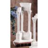 Design Toscano AH22817 8 Inch Temple of Vespasian Column Corner