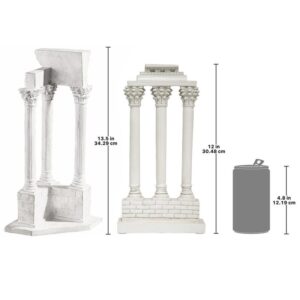 Design Toscano AH922818 8 Inch Roman Forum Columns Set