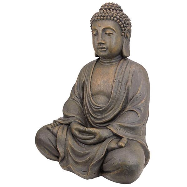 Design Toscano AL1614 18 1/2 Inch Medium Buddha of the Grand Temple