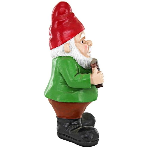 Design Toscano AL170011 4 1/2 Inch Go Away Sign Gnome Statue