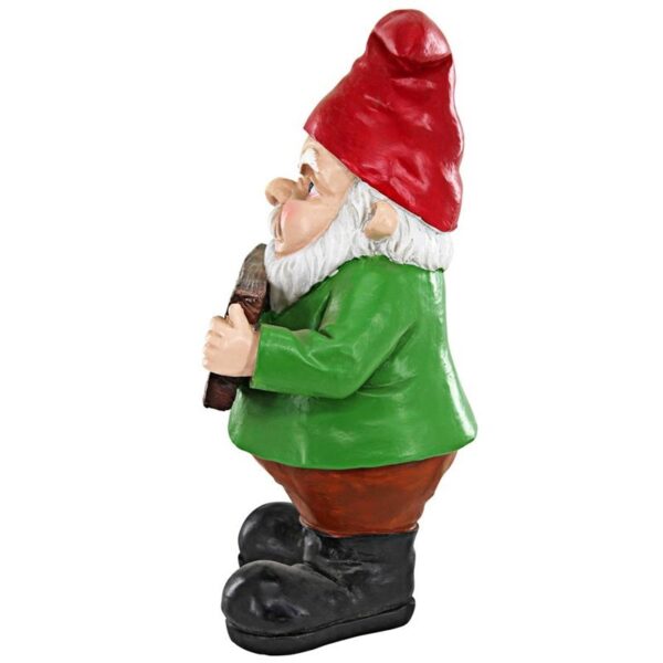 Design Toscano AL170011 4 1/2 Inch Go Away Sign Gnome Statue