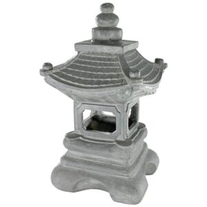 Design Toscano AL20001 7 1/2 Inch Chengdu Pagoda Lantern Statue