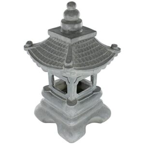 Design Toscano AL20001 7 1/2 Inch Chengdu Pagoda Lantern Statue