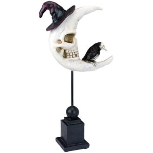 Design Toscano AL20003 9 Inch Warlocks Raven Moon Halloween Statue