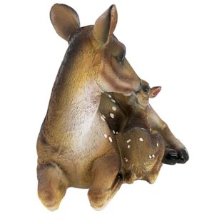 Design Toscano AL20502 9 1/2 Inch Small Mothers Love Doe and Fawn