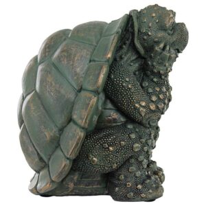 Design Toscano AL20505 6 Inch Thinker Turtle Statue