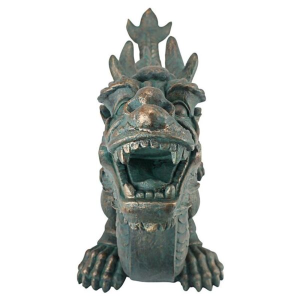 Design Toscano AL25253 29 1/2 Inch Large Asian Dragon of the Great Wall