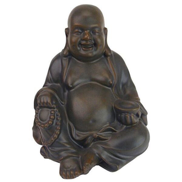 Design Toscano AL36454 8 1/2 Inch Medium Laughing Buddha Statue