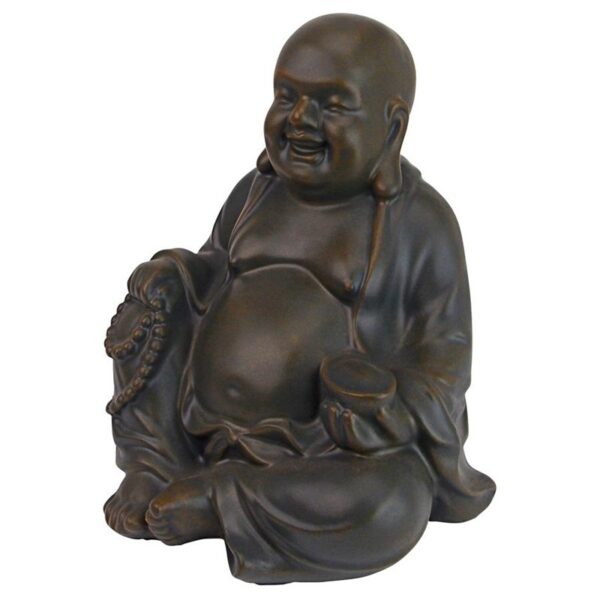 Design Toscano AL36454 8 1/2 Inch Medium Laughing Buddha Statue