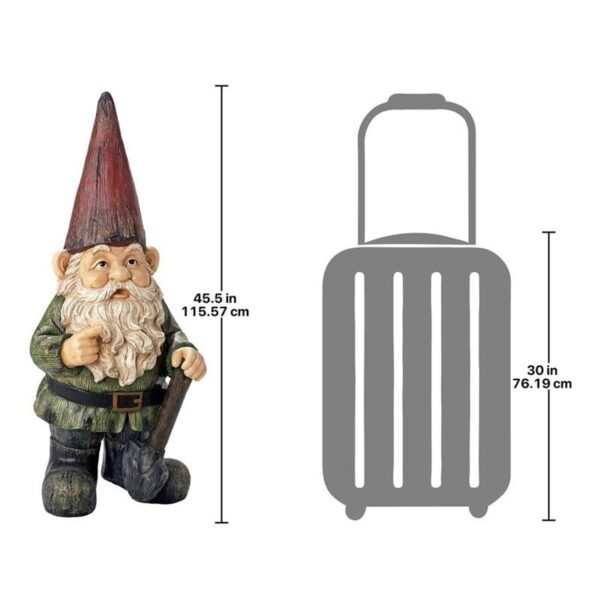 Design Toscano AL50726 Gottfried the Grande Garden Gnome