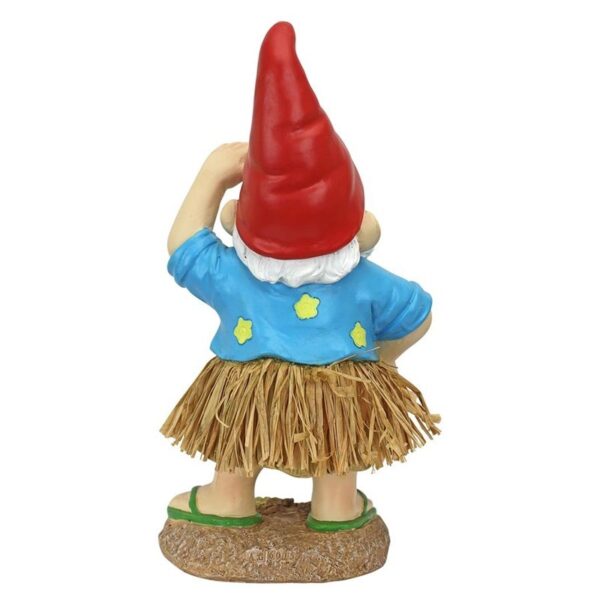 Design Toscano AL60159 6 1/2 Inch Hawaiian Hank Grass Skirt Gnome Statue