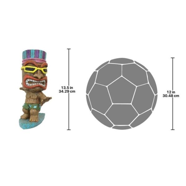 Design Toscano AL60180 7 1/2 Inch Kahuna Tiki Surfer Dude Statue