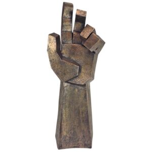 Design Toscano AL62360 8 Inch Freedom Rising Modern Cubist Hand Statue