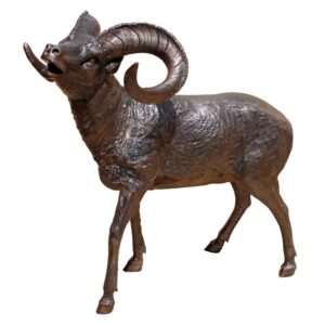 Design Toscano AS25194 46 Inch Big Horn Sheep Statue - Bronze