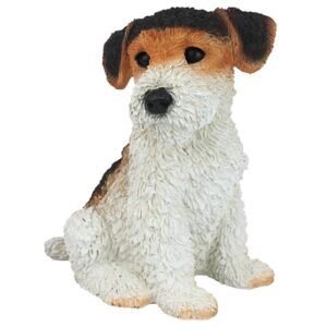 Design Toscano CF2466 7 1/2 Inch Fox Terrier Puppy Statue