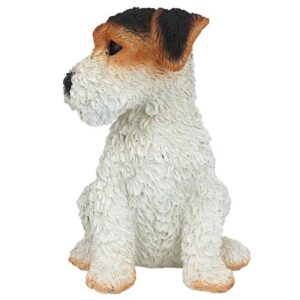 Design Toscano CF2466 7 1/2 Inch Fox Terrier Puppy Statue