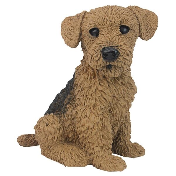 Design Toscano CF2469 7 1/2 Inch Airedale Puppy Statue