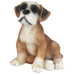 Design Toscano CF328 7 1/2 Inch Boxer Puppy Statue