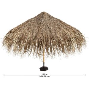 Design Toscano CH008 120 Inch Tropical Thatch Umbrella Cover