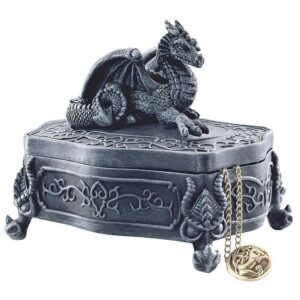 Design Toscano CL2517 6 Inch Dragon of Glenshire Lidded Box