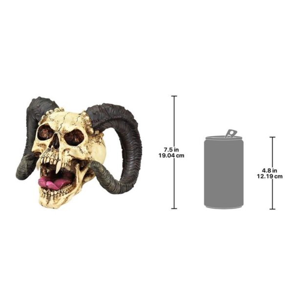 Design Toscano CL3028 10 Inch Skull of the Horned Beast