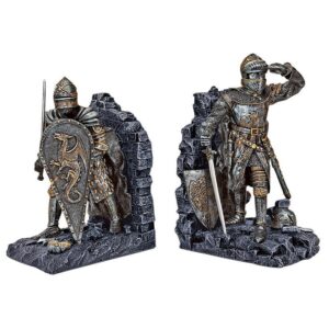 Design Toscano CL3434 5 Inch Arthurian Knight Bookends