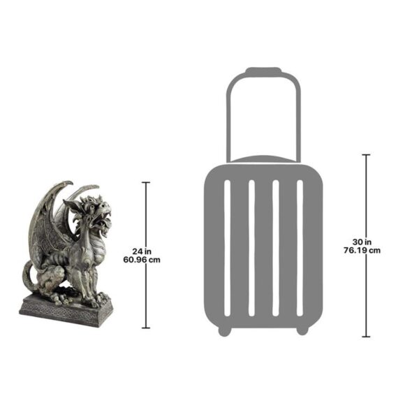 Design Toscano CL36865 11 Inch Argos St Ambrose Gate Gargoyle