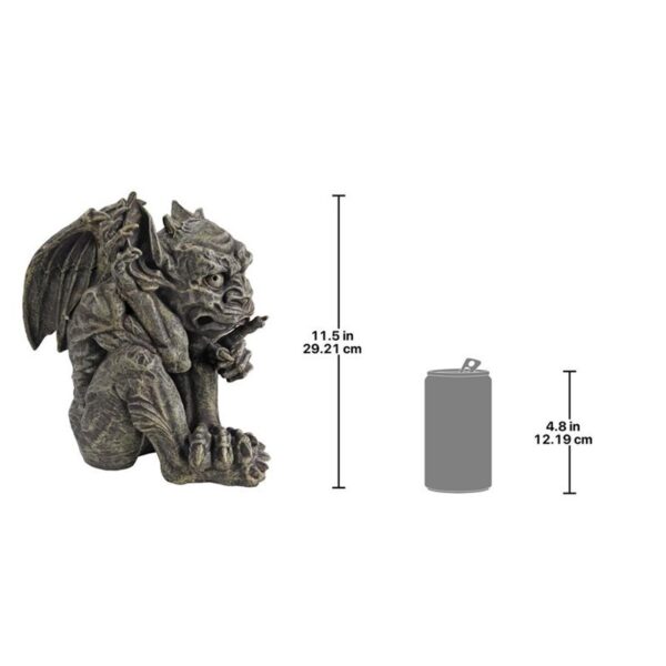 Design Toscano CL3693 7 1/2 Inch Whisper the Gothic Gargoyle Statue