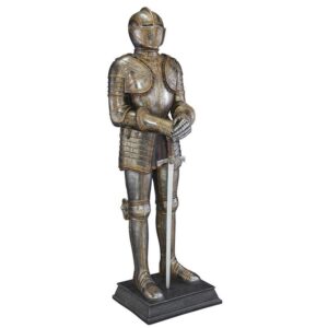 Design Toscano CL3766 20 1/2 Inch Knights Guard Medieval Armor with Sword