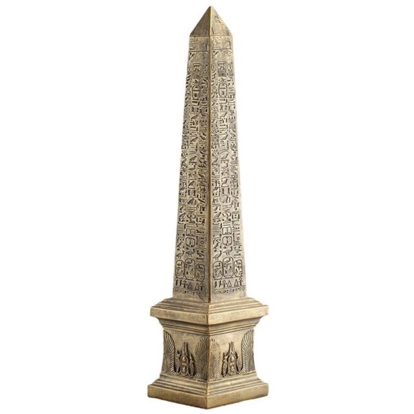 Design Toscano CL51714 6 Inch Golden Obelisk of Ancient Egypt