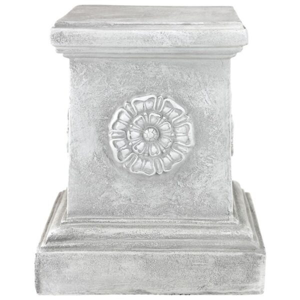 Design Toscano CL5194 11 Inch Large Rosette Plinth