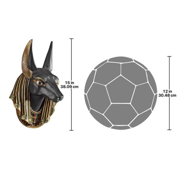 Design Toscano CL52612 10 Inch Anubis the Jackal God Plaque