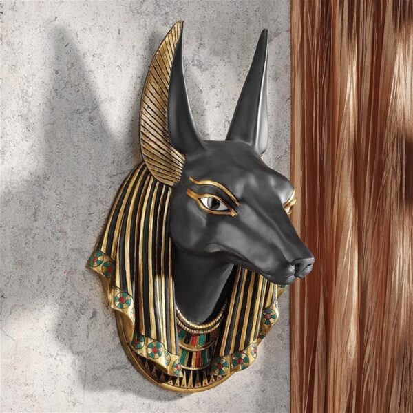 Design Toscano CL52612 10 Inch Anubis the Jackal God Plaque