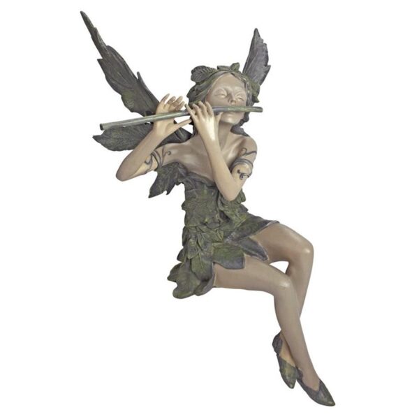 Design Toscano CL5276 10 1/2 Inch Fairy of the West Wind Sitter Statue