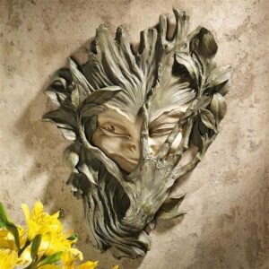 Design Toscano CL5369 9 Inch Bashful Wood Sprite Plaque