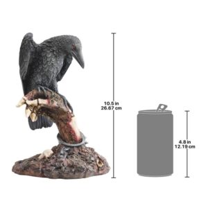 Design Toscano CL54062 7 1/2 Inch Ravens Perch Zombie Hand